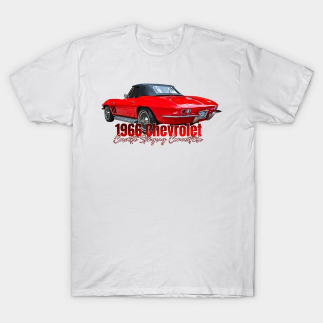 1966 Chevrolet Corvette Stingray Convertible T-Shirt by Gestalt Imagery